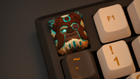 Earthshaker Artisan Keycap