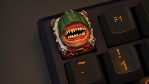 Pudge (Aberrant Observer) Artisan Keycap