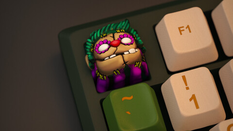 Pudge (Doll of the Dead) Artisan Keycap