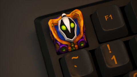 Rubick (Arcana) Artisan Keycap