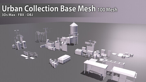 Urban Collection Base Mesh | 100 Base Mesh