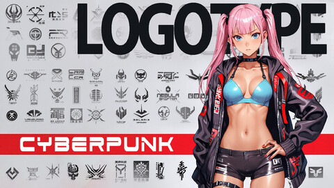 Cyberpunk logo 100+