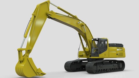 Caterpillar 345B L Hidraulic Excavator 3D model