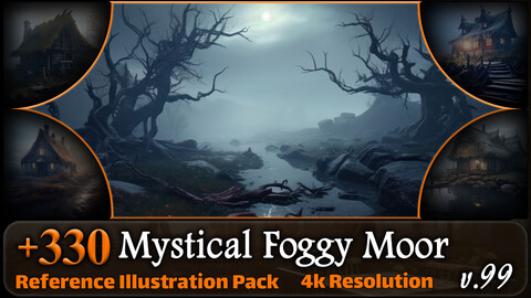 330 Mystical Foggy Moor Reference Pack | 4K | v.99