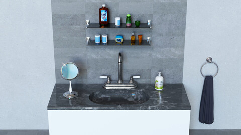 Bathroom Sink 3D Model