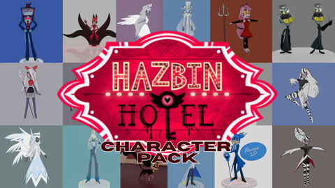 Hazbin Hotel 3D Character Pack