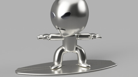 Mini Silver Surfer (Norrin Radd)