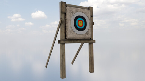 Medieval Shooting Range Target