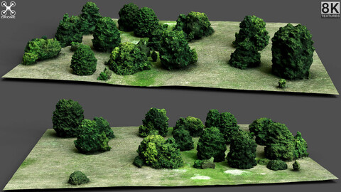 lowpoly trees terrain area pt3 drone photogrammetry