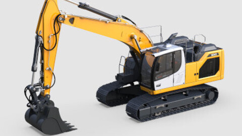 MODERN EXCAVATOR JCB