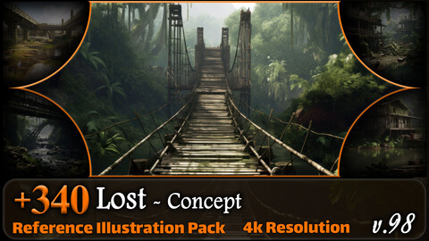 340 Lost Concept Reference Pack | 4K | v.98