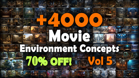 4000 Movie Concept Reference Pack | MEGA Bundle | 4K | v.5