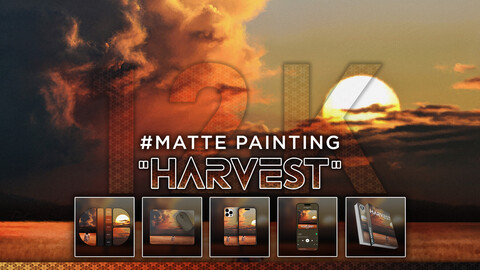 MATTE PAINTING: "Harvest" 12K Digital Art