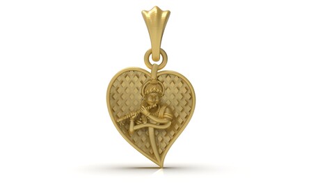 Krishna Heart Pendant File