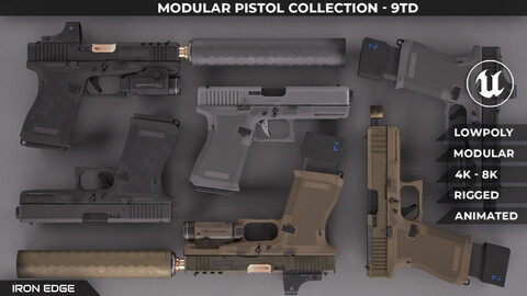 Modular Pistol Collection - Glock 17 - Glock 19