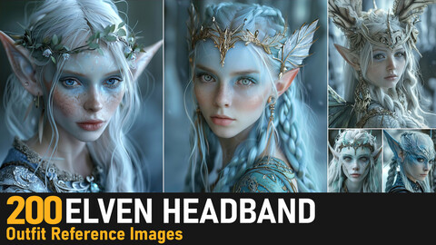 Elven Headband|4K Reference Images