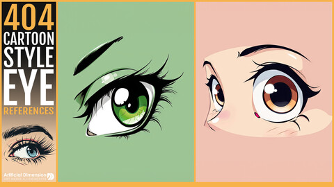 404 cartoon style Eye