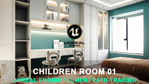 Children room 01 for Unreal Engine