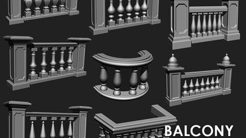 Balcony IMM\Obj Brush Pack (8 in One)