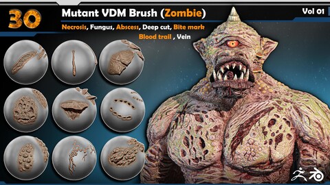 Mutant VDM Brush (Zombie) Vol 01