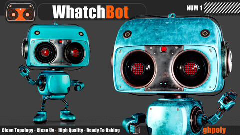 WatchBot (Fbx-Obj-Max File 2021)