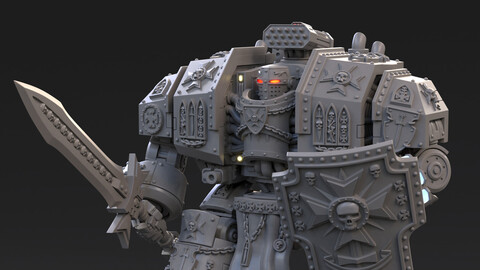 Crusader Behemoth Multipart Kit for 3D Print