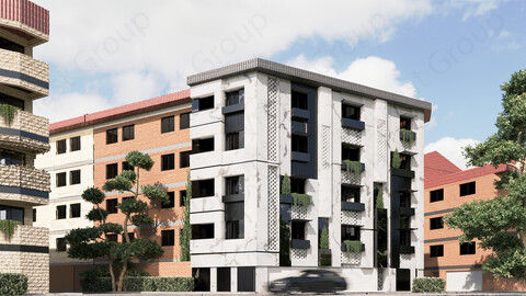 Office Building Exterior 3D Model