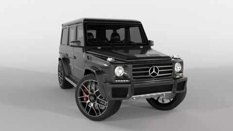 W463 Mercedes-AMG G63 Cinema 4D Model