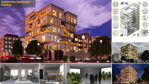 Ultimate Green Building Complex: Comprehensive 3D Model for Sustainable Architecture