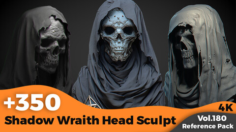 +350 Shadow Wraith Head Sculpt Reference(4k)