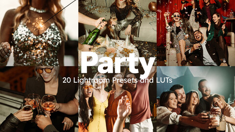 20 Party LUTs & Lightroom Presets