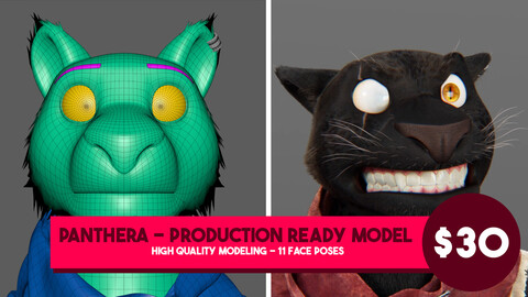 Panthera 3D Model