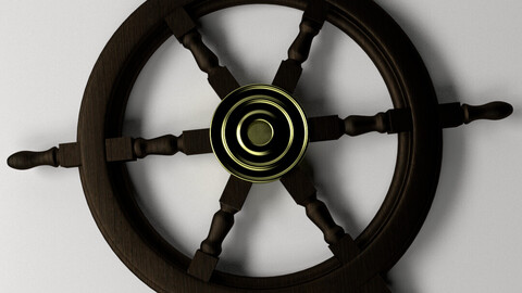 SHIPS STEERING WHEEL 2