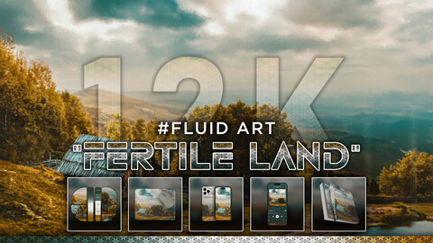 MATTE PAINTING: "Fertile Land" 12K Digital Art