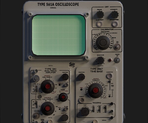 ArtStation - TYPE_562S_OSCILLOSCOPE | Game Assets