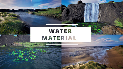 UE5 Water Master Material (Fully Customizable)