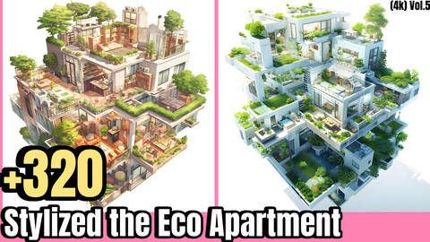 +320 the eco apartment Concept (4k)