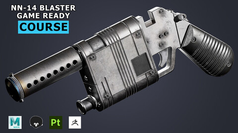 NN-14 Blaster Game Asset Course