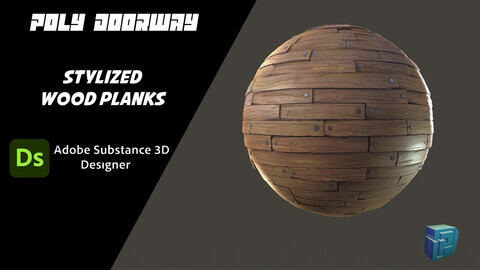 Stylized WoodPlanks - Substance 3D Designer