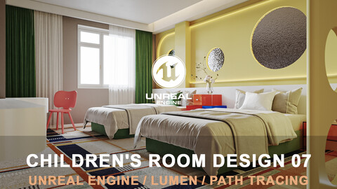 Children's room 07 for Unreal Engine