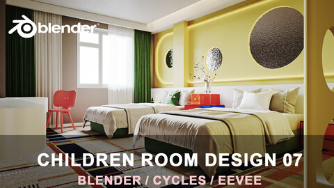 Children's room 07 for for Blender