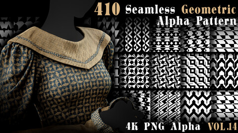 410 Seamless Geometric Pattern - Vol.14