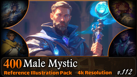 400 Male Mystic Reference Pack | 4K | v.112