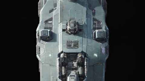 Spaceship hull texture set 01