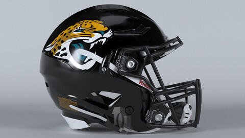 JAGUARS BALTIMORE Helmet Football AFC SOUTH PBR