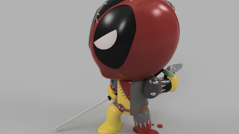 Mini Evil Deadpool (Wade Wilson)