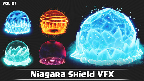 Niagara Shield VFX VOL 01