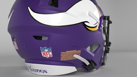 MINNESOTA VIKINGS Helmet Football NFC NORTH PBR