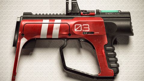 Sci-fi Beam SMG PBR