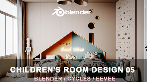 Children's room 05 for for Blender